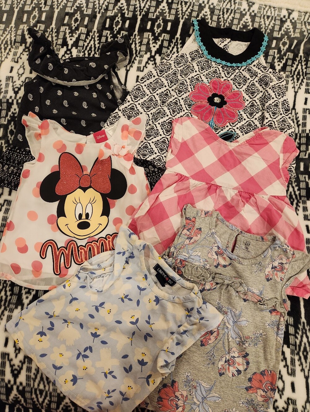 Girls Tank Blouses Bundle, Size 3T